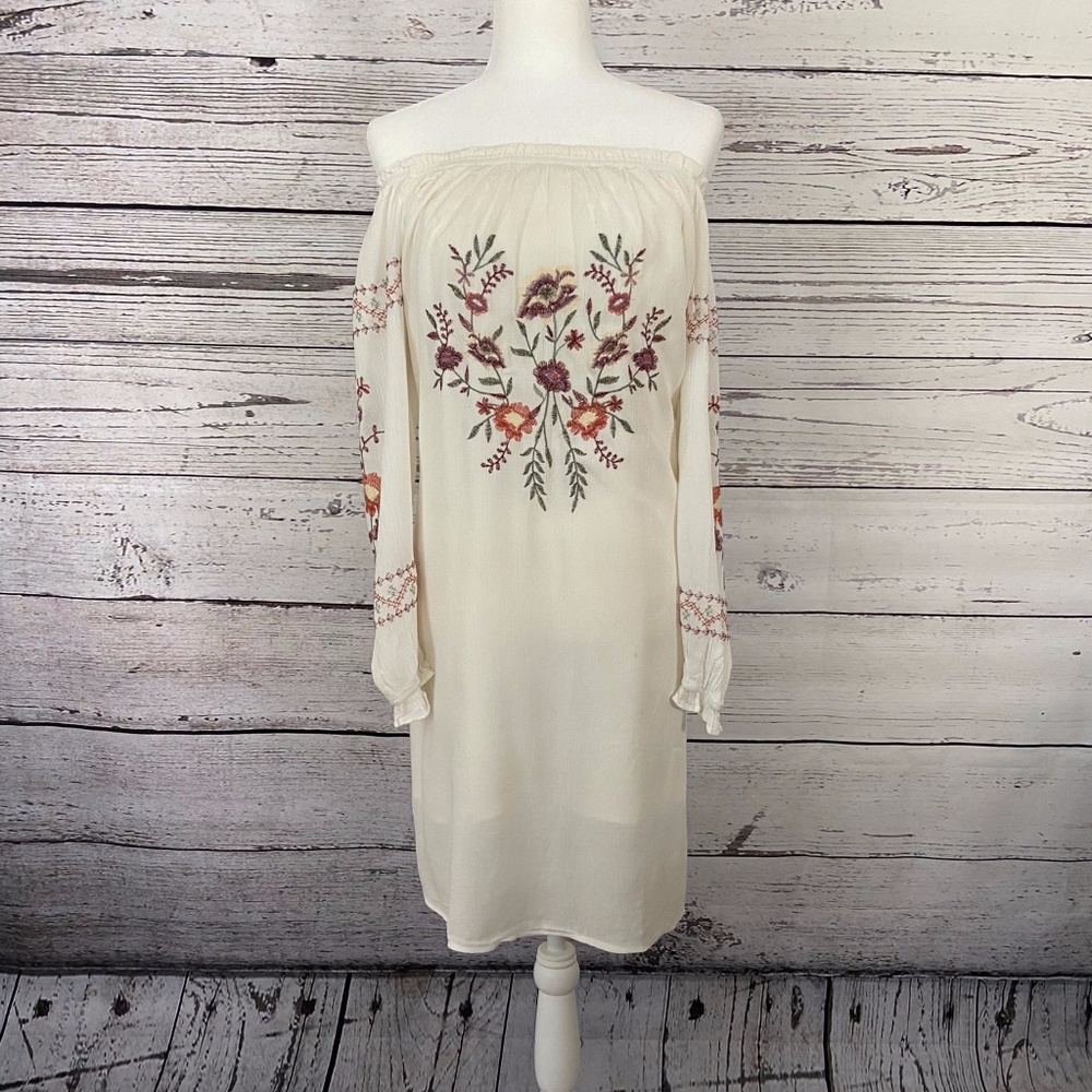 Off Shoulder Boho Dress